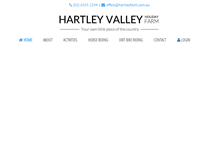Tablet Screenshot of hartleyfarm.com.au